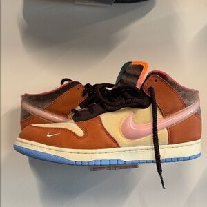 Nike Dunk Mid Social Status Free Lunch Chocolate Milk